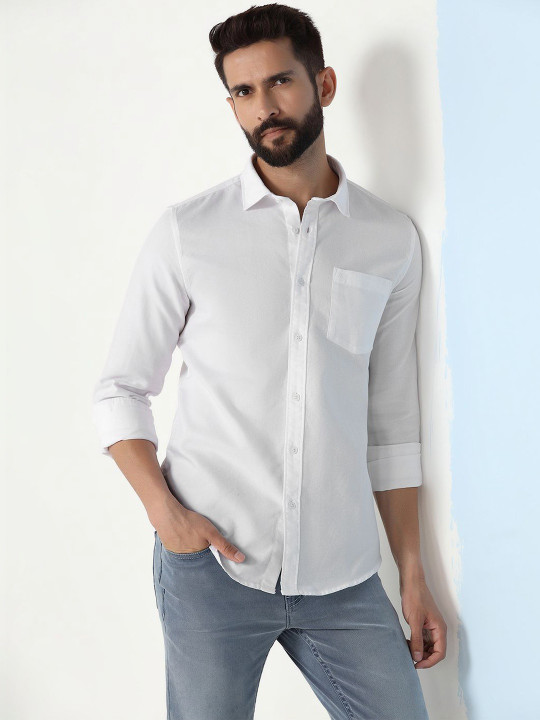 Blackberrys Men Slim Fit Casual Shirt