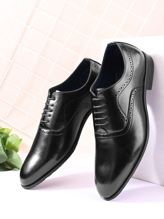 Killer Men Round Toe Lace-Ups Formal Brogues