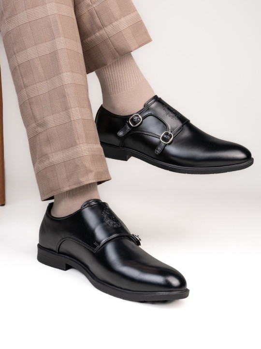 Alberto Torresi Men Black Formal Shoes