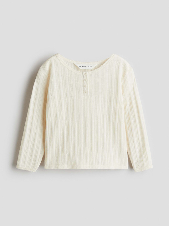 H&M Pointelle-Knit Top