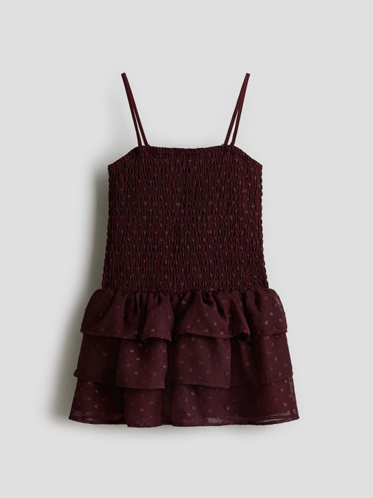 H&M Girls Smocked Flounce Dress