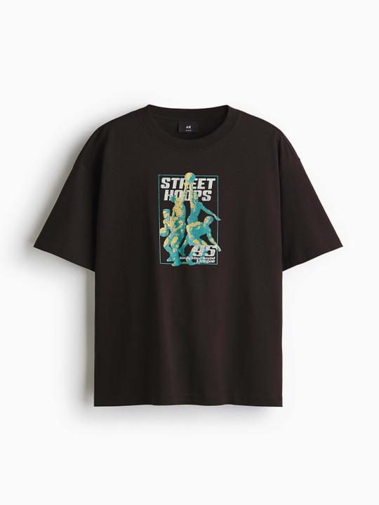 price history - Loose Fit Printed T-Shirt