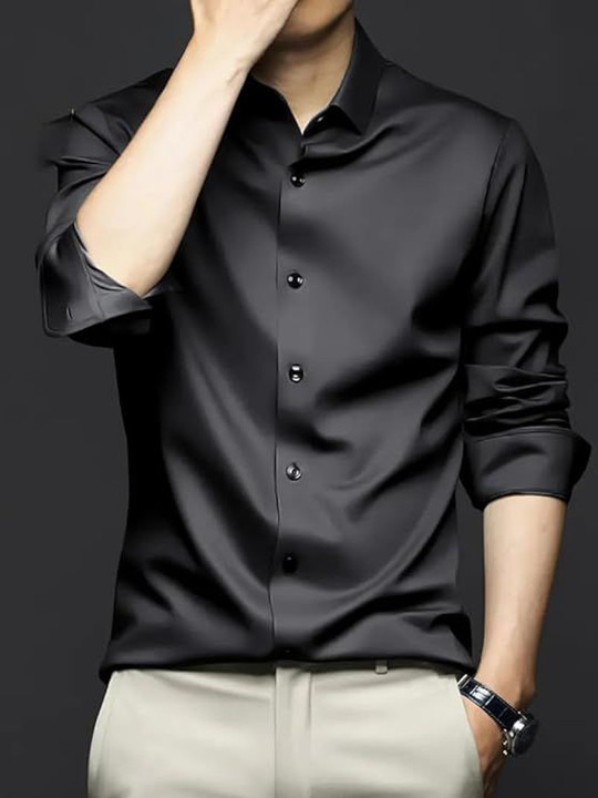 MARMIC FAB Men Classic Slim Fit Party Shirt