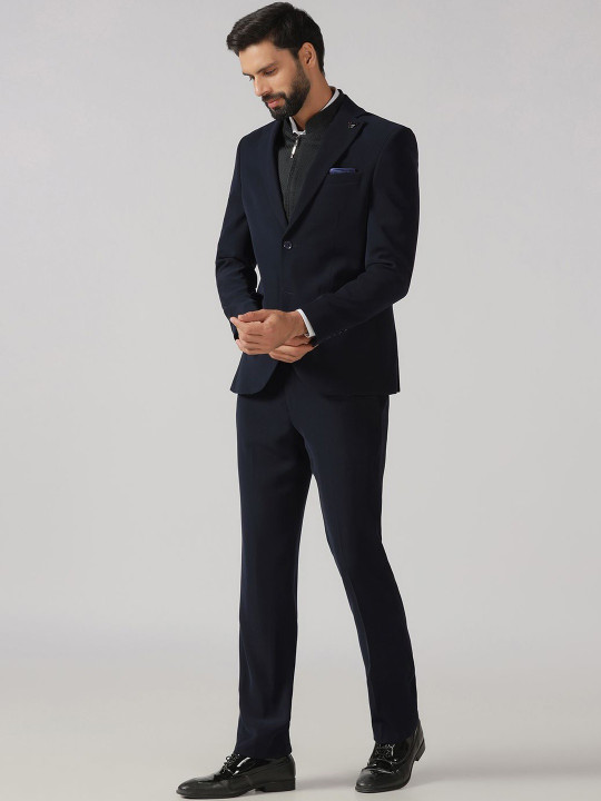 Blackberrys Slim-Fit Single-Breasted Three-Piece Suit
