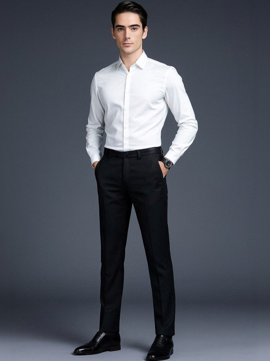 ADAM PHILLIP INDIA Men Classic Trousers