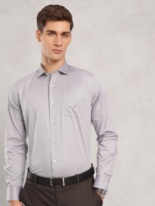 Nautica Slim Fit Pure Cotton Formal Shirt