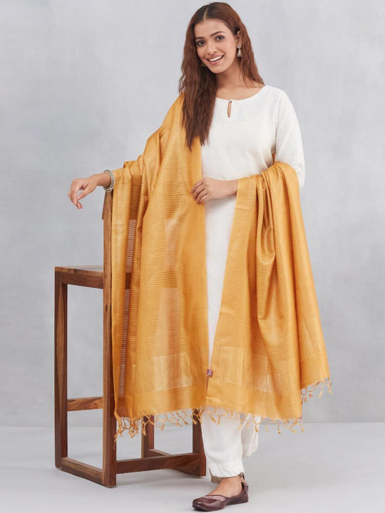 Fabindia Ethnic Motifs Woven Design Dupatta