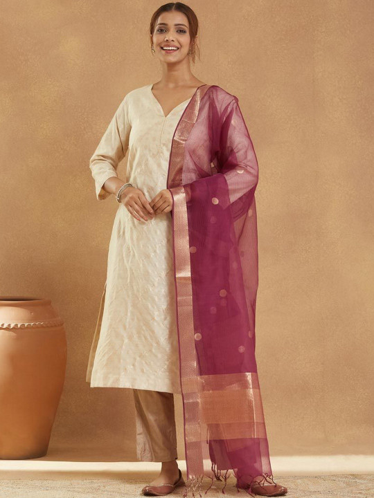 Fabindia Ethnic Motifs Woven Design Dupatta