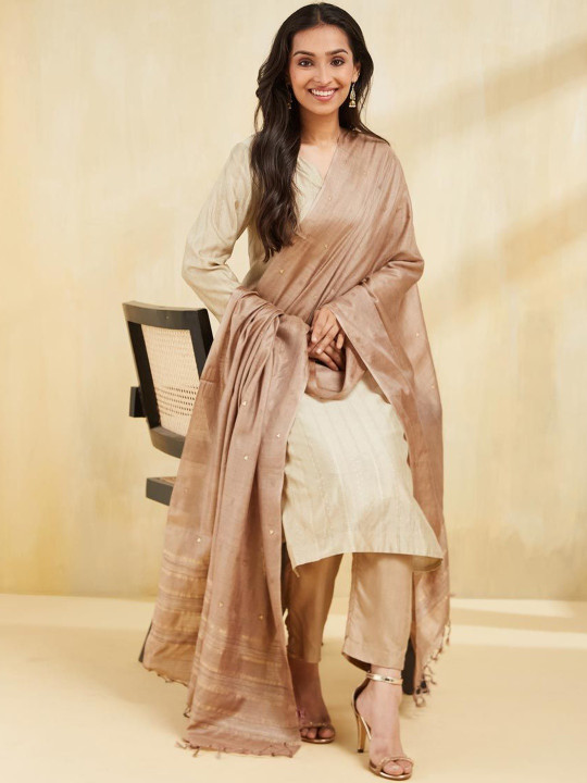 Fabindia Ethnic Motifs Woven Design Dupatta