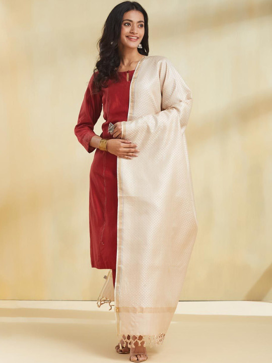 Fabindia Ethnic Motifs Woven Design Dupatta