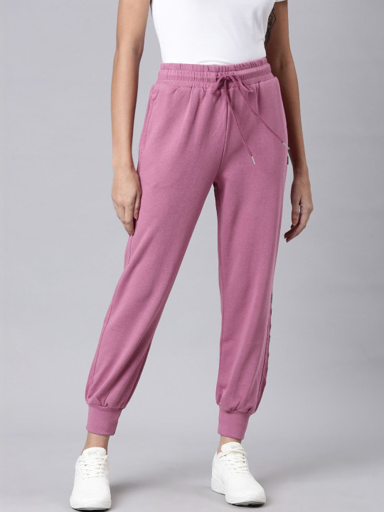 SHOWOFFFF Women Mid-Rise Joggers