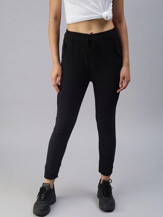 SHOWOFFFF Women Mid-Rise Joggers