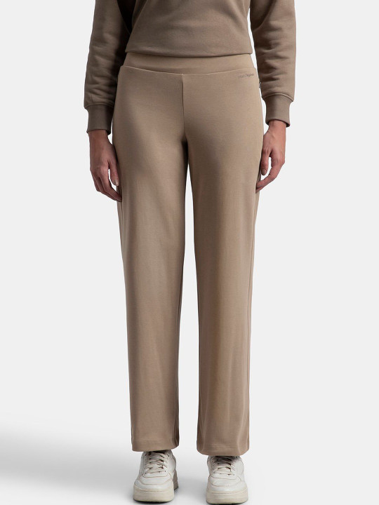 Jockey Super Combed Cotton Rich Relaxed Fit Wide Leg Pants With Zipper Pockets-u102