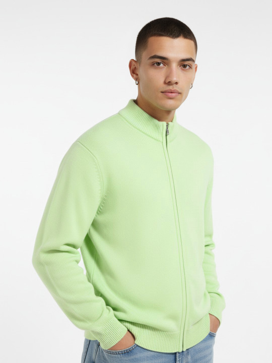 glitchez Mock Collar Sweater