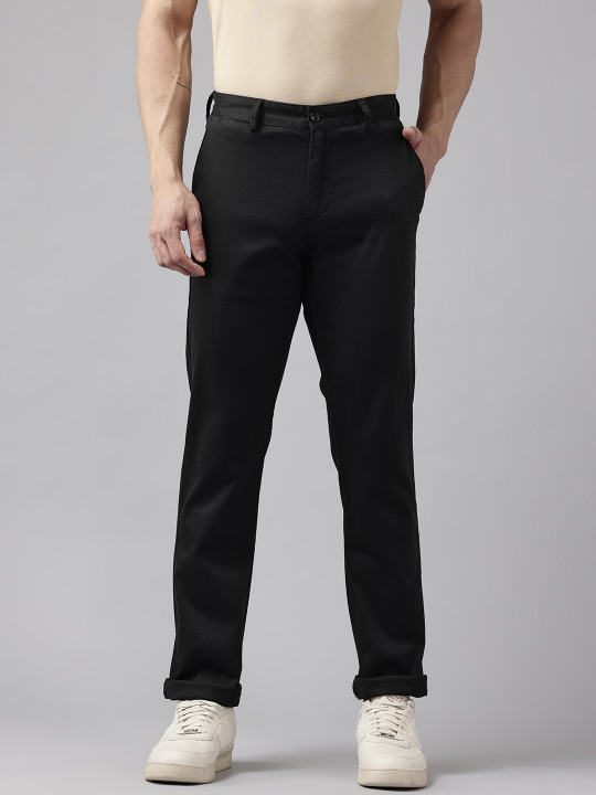 Blackberrys Men Slim Fit Chinos Trousers