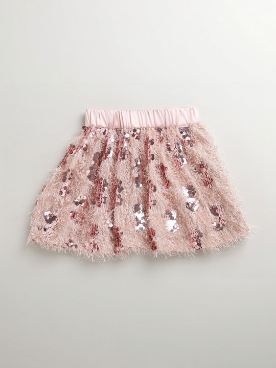 ZIP ZAP ZOOP Embellished Knee Length Flared Skirts