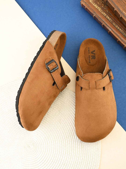 Vinci Russo Men Suede Clogs