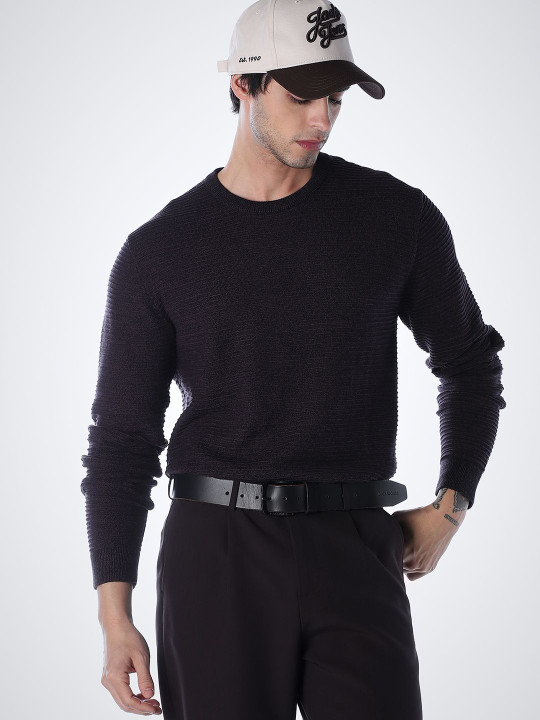 Jack & Jones Men Ribbed Pullover