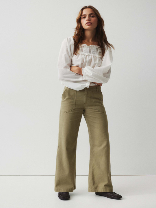 H&M Cotton Twill Trousers