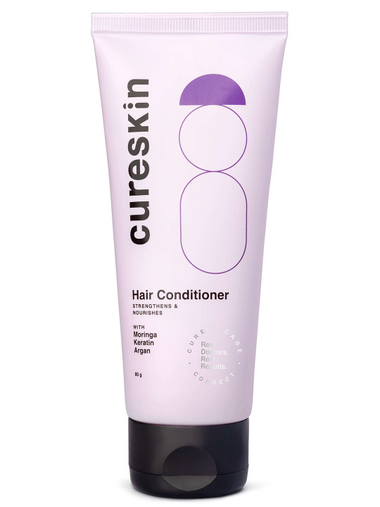Cureskin Nourishing Hair Conditioner With Keratin & Moringa - 80 g