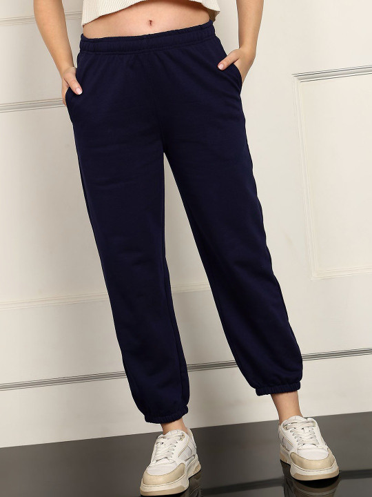 Alan Jones Women Relaxed Fit Mid-Rise Joggers