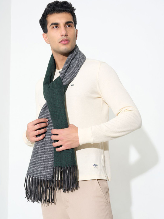 BYFORD by Pantaloons Men Striped Merino Wool Mufflers