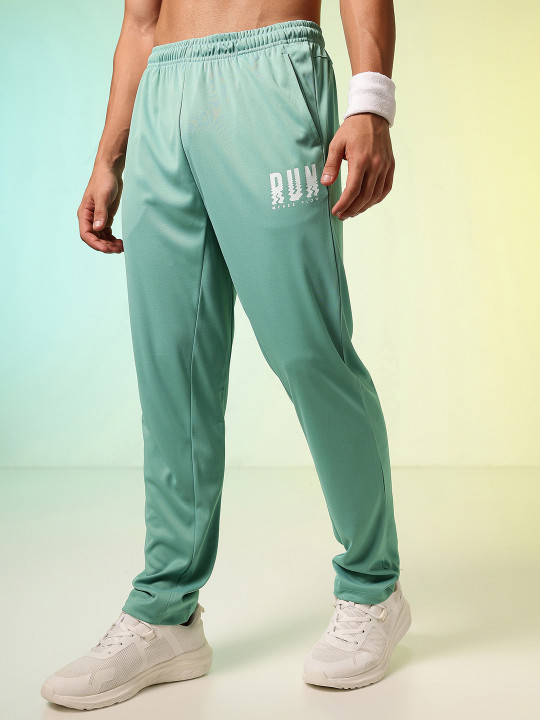 HRX by Hrithik Roshan Men Typography Printed Rapid-Dry Running Track pants