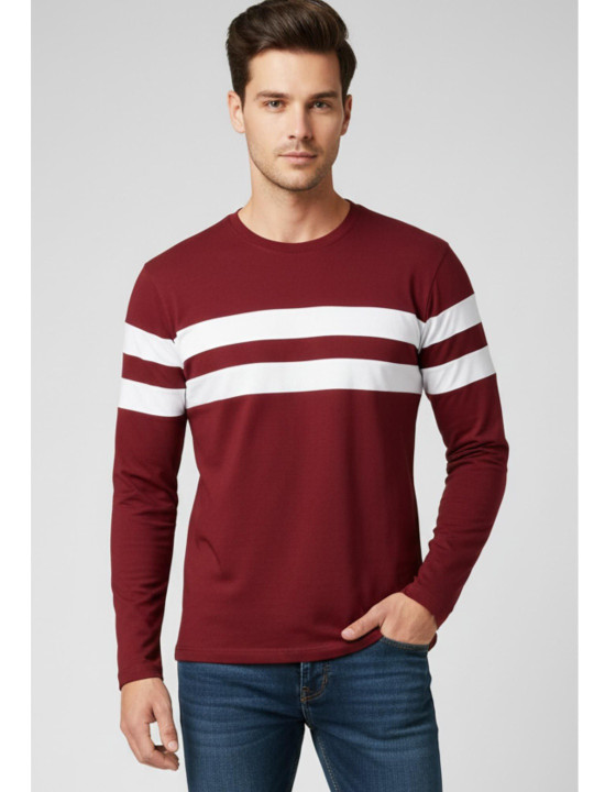 FASHIUM Men Striped T-shirt