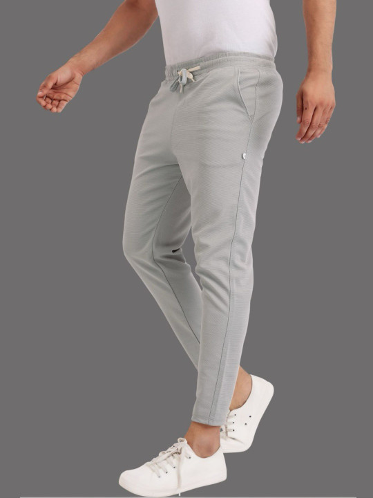 BTMZ Men Mid-Rise Slim-Fit Track Pants