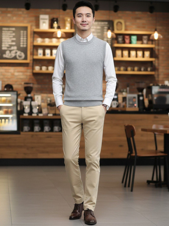 Mast & Harbour Men Sweater Vest