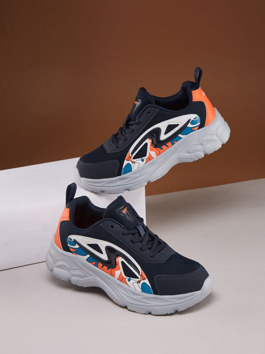 Campus SUNNY Unisex Colourblocked Mesh Everyday Sneakers