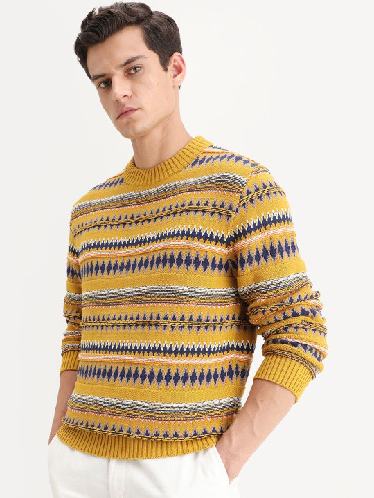 RARE RABBIT Men Printed Pullover