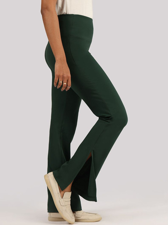 Blissclub Women High-Rise Zip Trousers