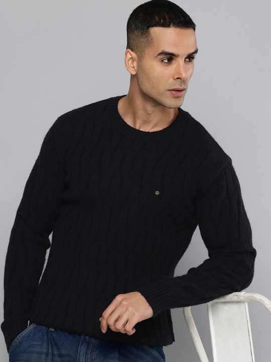 Indian Terrain Self Designed Knitted Pullover