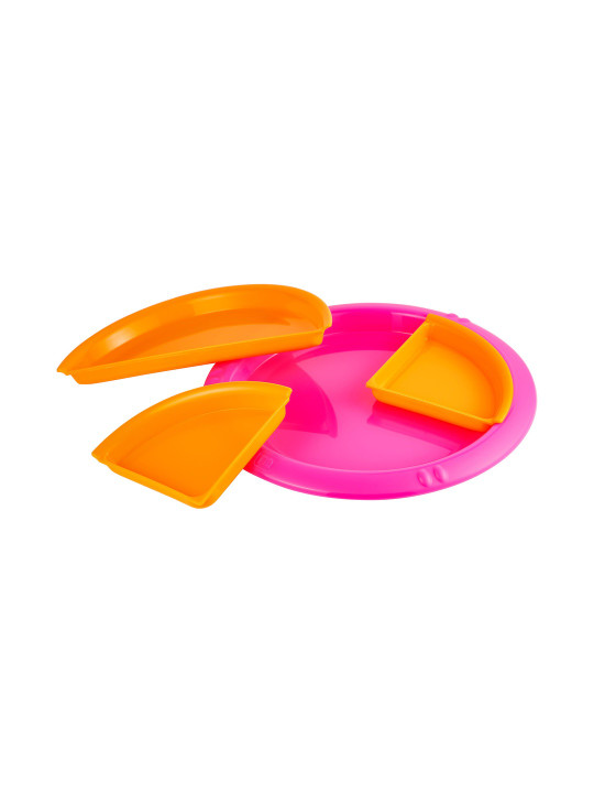 mothercare Kids Pink & Orange-Colored Removable Section Divider Plate