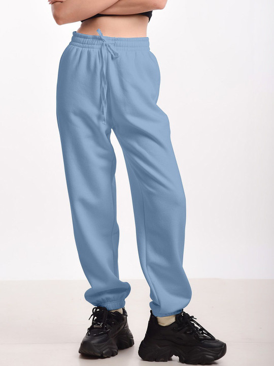 Femmora Cotton Mid-Rise Relaxed Fit Joggers
