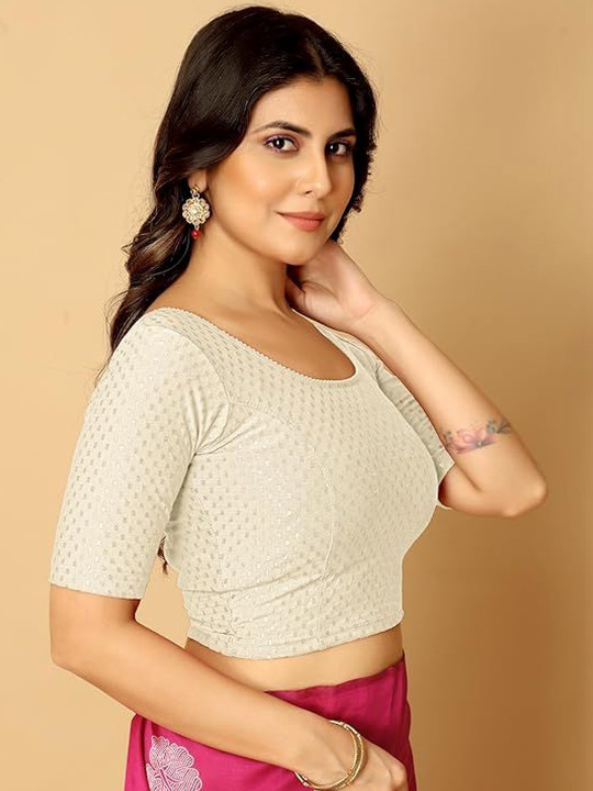Moda Rapido Woven Design Saree Blouse