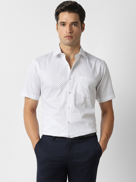 Van Heusen Men Printed Semiformal Shirt
