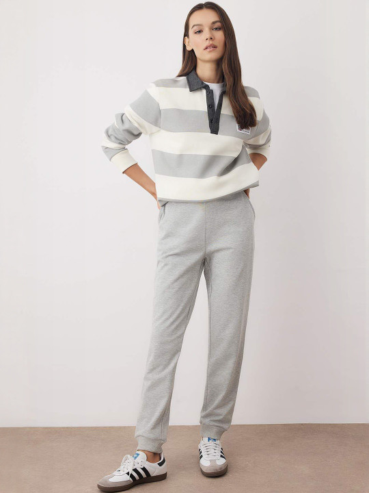 Trendyol Women Regular Fit High-Rise Slip-On Joggers