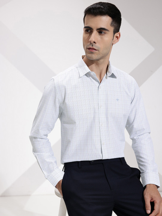 INVICTUS Urban Slim Fit Checked Formal Shirt