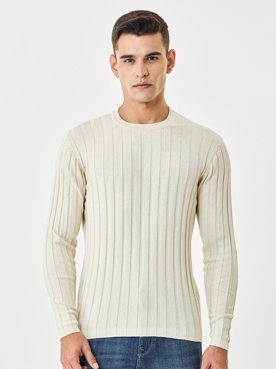 Snitch Men Striped Pullover