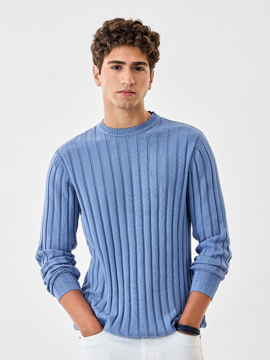 Snitch Men Ribbed Pullover