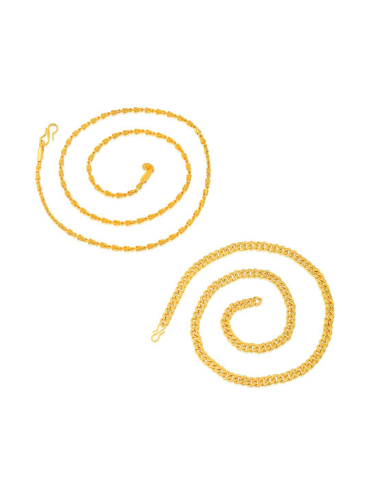 MEMOIR Unisex Brass Gold-Plated Chain