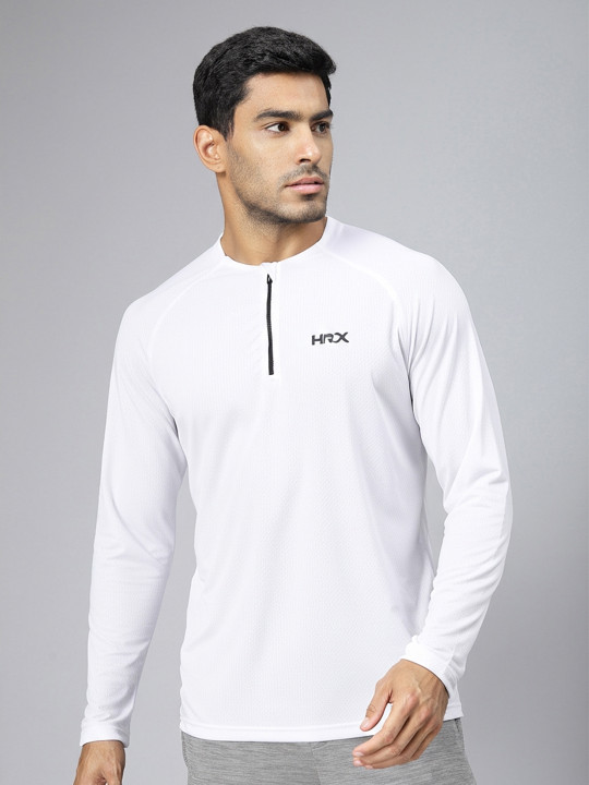 HRX by Hrithik Roshan Self Design Rapid-Dry Training T-shirt