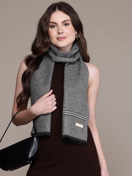 Cayman Checked Woollen Stole
