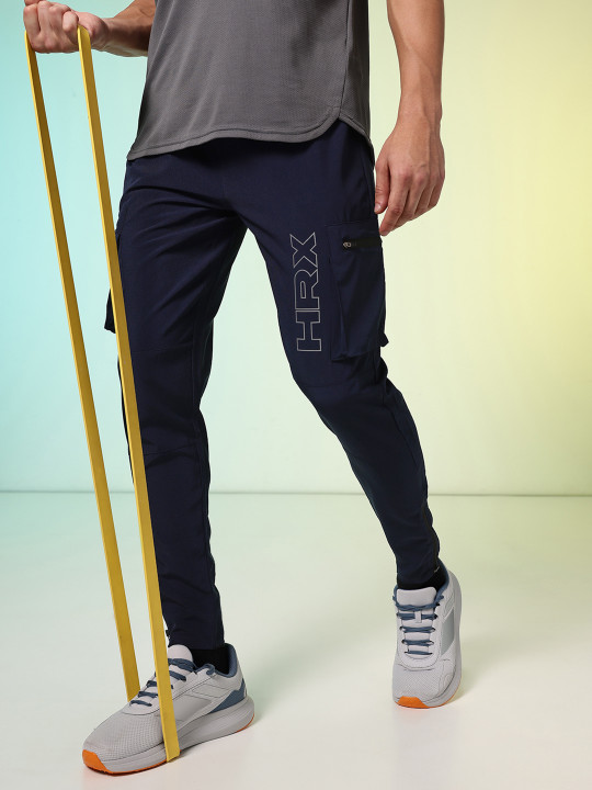HRX by Hrithik Roshan Men Brand Logo Printed Rapid-Dry Training Track Pant