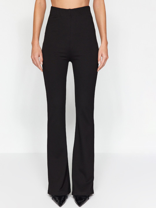 Trendyol Regular Fit Mid-Rise Bootcut Trousers