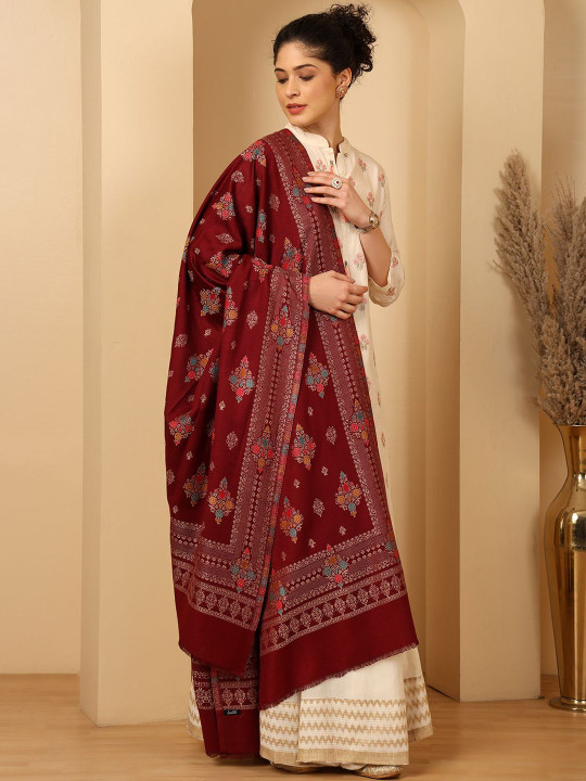 Tweedle Ethnic Motifs Printed Shawl