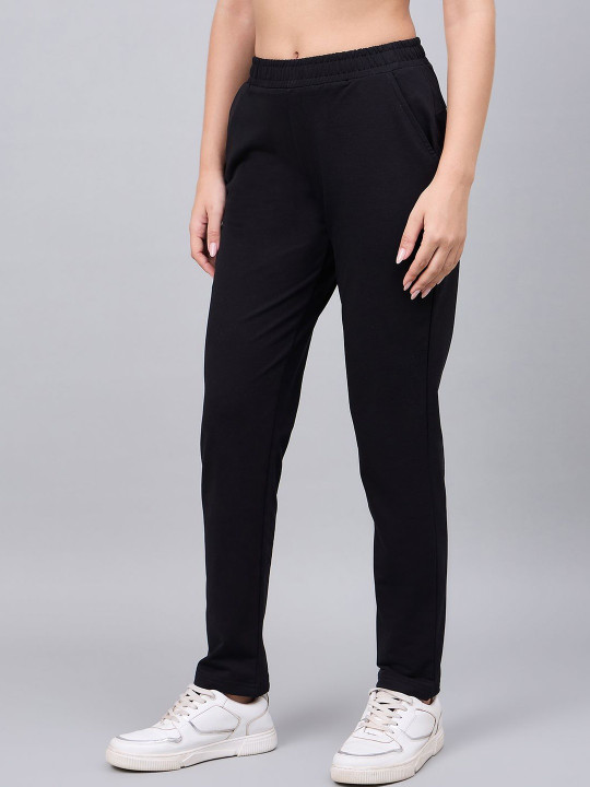 98 Degree North Women Mid Rise Cotton Trousers