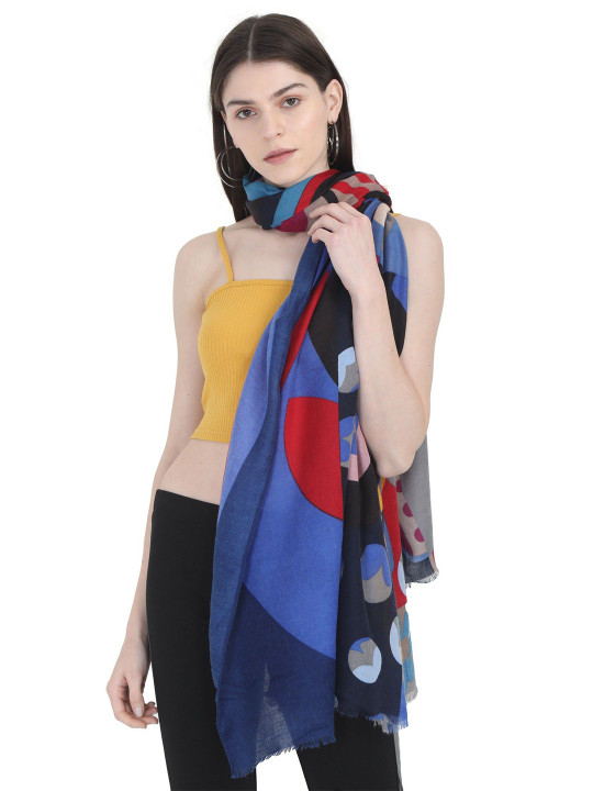 FabSeasons Abstract Printed Soft Lightweight Cotton Stole